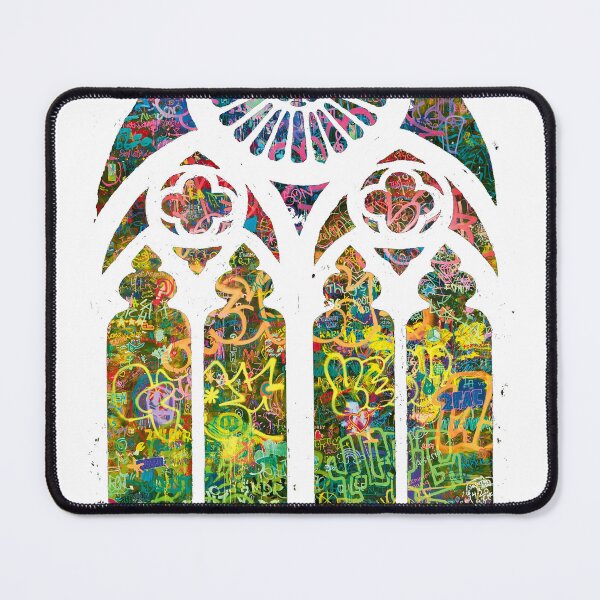 Item preview, Stained Glass Banksy Graffiti designed and sold by WE-ARE-BANKSY.