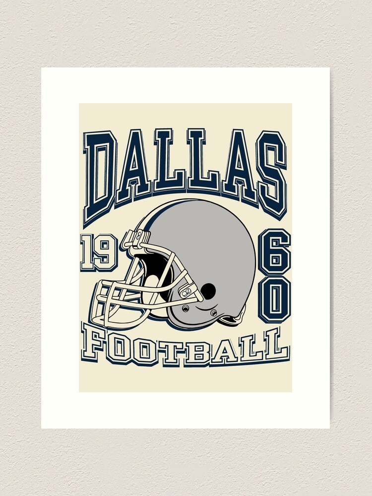 Dallas Cowboys Football Poster, Dallas Cowboys Gift, Dallas Cowboys Map Art