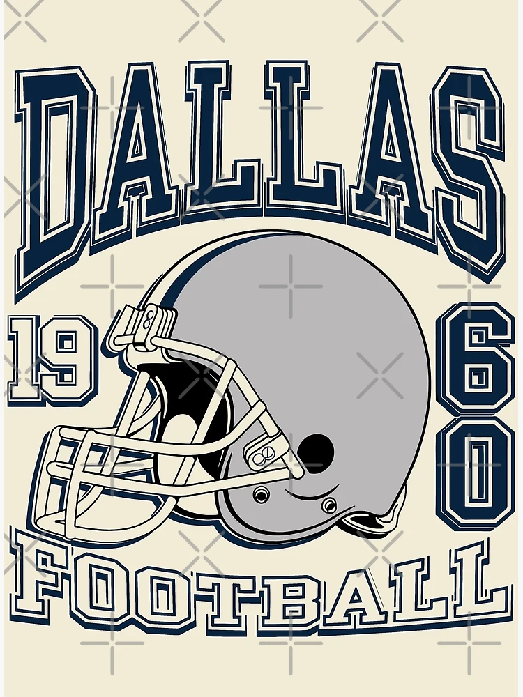 Vintage Retro Dallas Skyline 214 Football T-Shirt | Dallas-cowboys