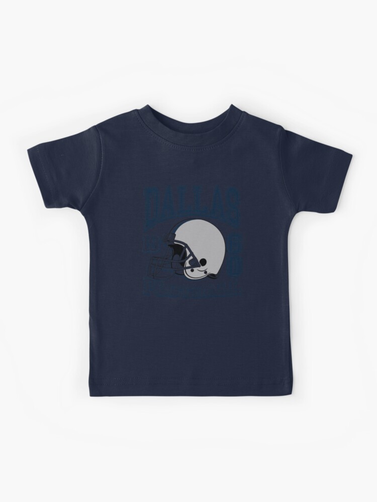 Dallas Cowboys Vintage Art Kids T-Shirt