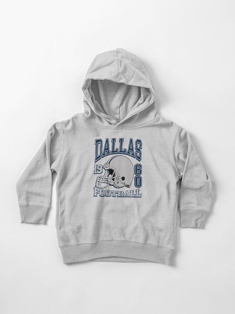 Girls Youth Dallas Cowboys New Era Heathered Gray Pullover Hoodie