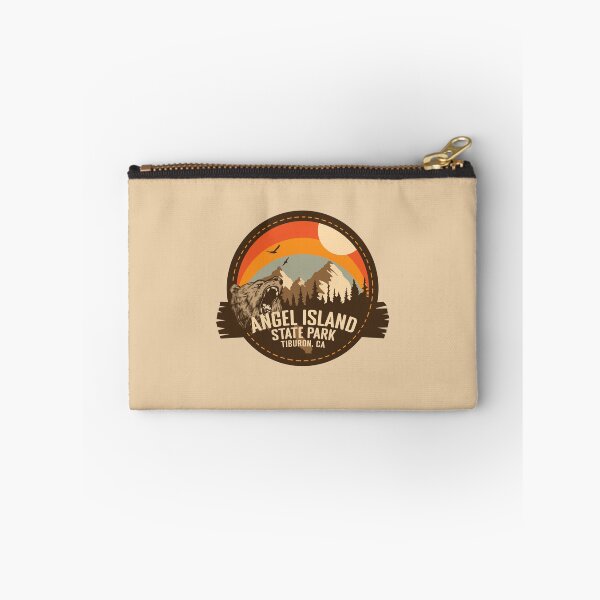 Item preview, Angel Island State Park California - CA Retro Souvenir Badge designed and sold by mountainfad.