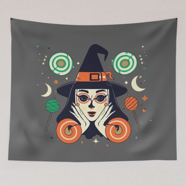 Item preview, Witch And Candy Art designed and sold by Nokart.