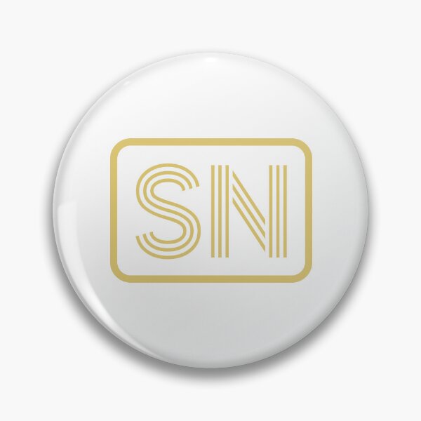 Item preview, SN Initials Gold Geometric Letters designed and sold by Jeallan Designs.