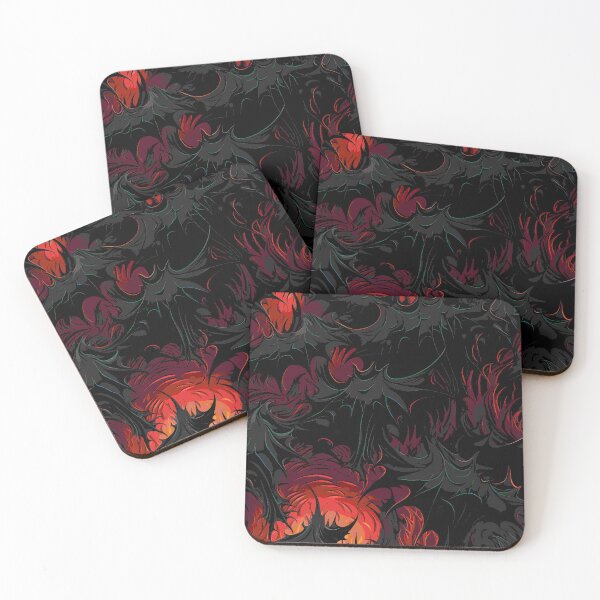 Item preview, Demon lava flows in a fiery Halloween spectacle. designed and sold by StrawberryJolly.