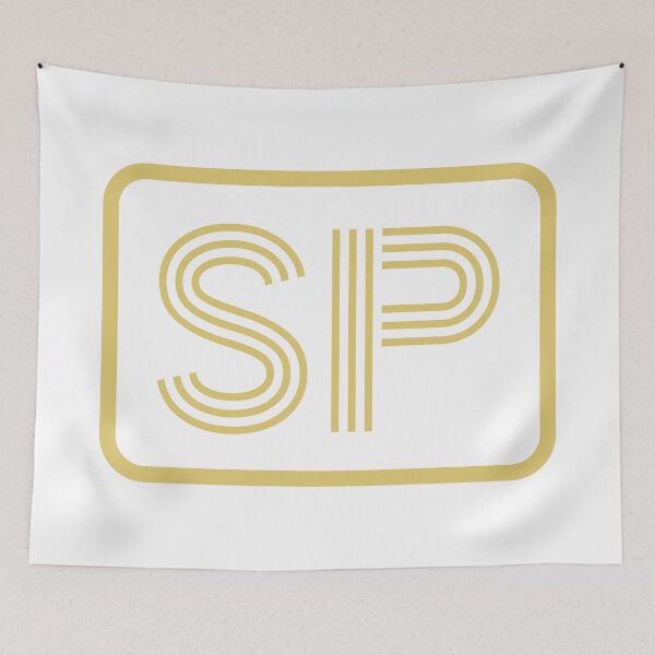 Item preview, SP Initials Gold Geometric Letters designed and sold by Jeallan Designs.