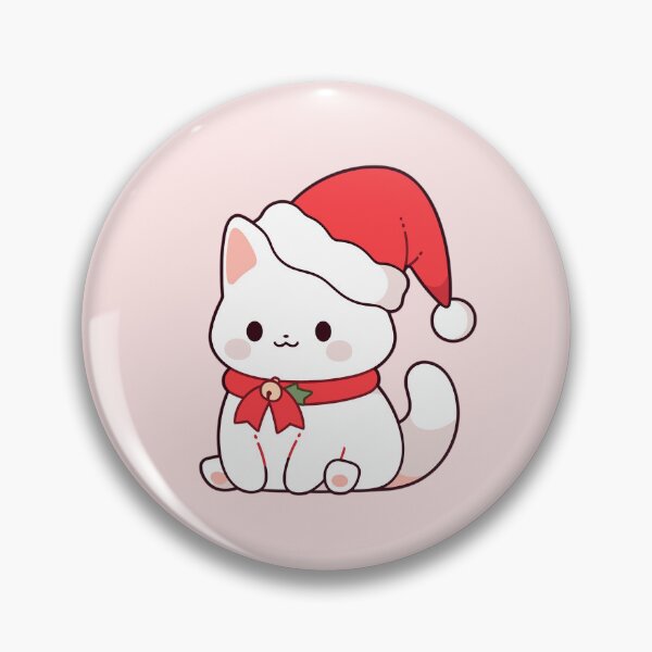 Item preview, Cute Christmas White Kitten designed and sold by RetroPrints.