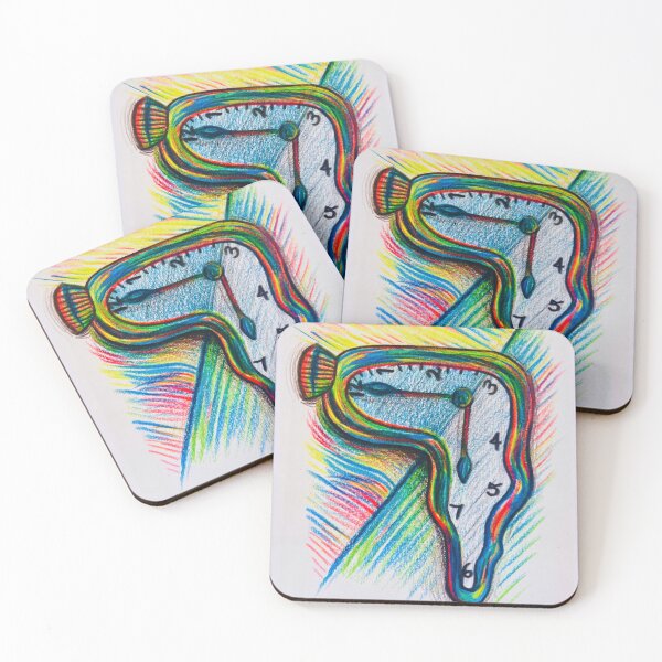 Item preview, Rainbow Dali Melting Clock designed and sold by StudioRosebud.