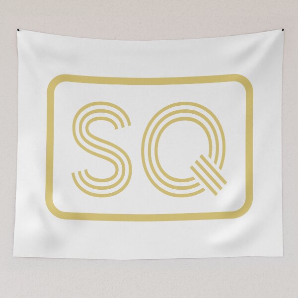 Item preview, SQ Initials Gold Geometric Letters designed and sold by Jeallan Designs.