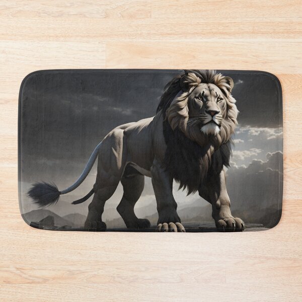 Item preview, Black and white Lion designed and sold by jphillipscott.