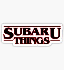 SUBARU THINGS Sticker