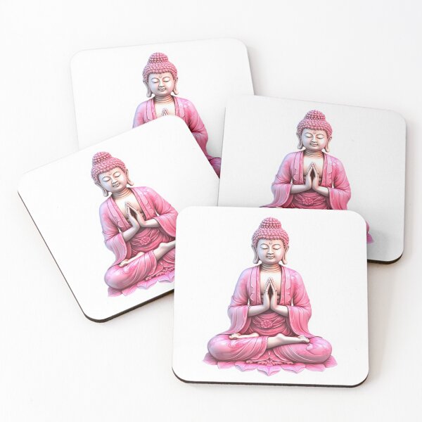 Item preview, Pink Buddha Statue , buddha Modern art 3D pink statue designed and sold by MartynGrey.