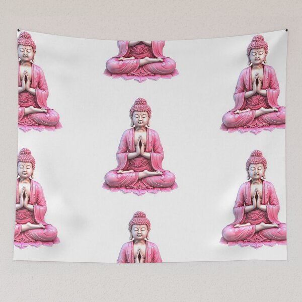 Item preview, Pink Buddha Statue , buddha Modern art 3D pink statue designed and sold by MartynGrey.