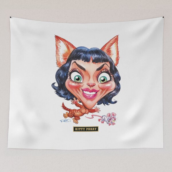 Item preview, KITTY PERRY - Another Great Illustration from Paul Cemmick's POPSTAR MUTATIONS by DAVID RICHARDSON designed and sold by TIGERDAVER.