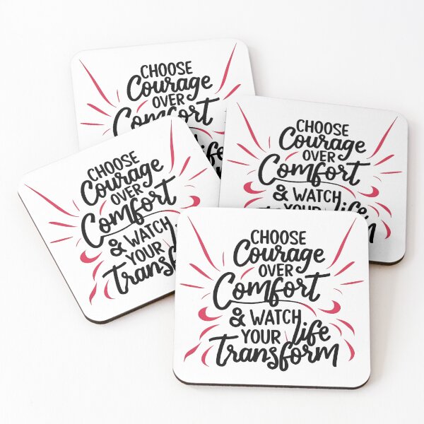 Item preview, Courageous Transformation: Typography Encouraging Growth designed and sold by TYPOGraphy-101.