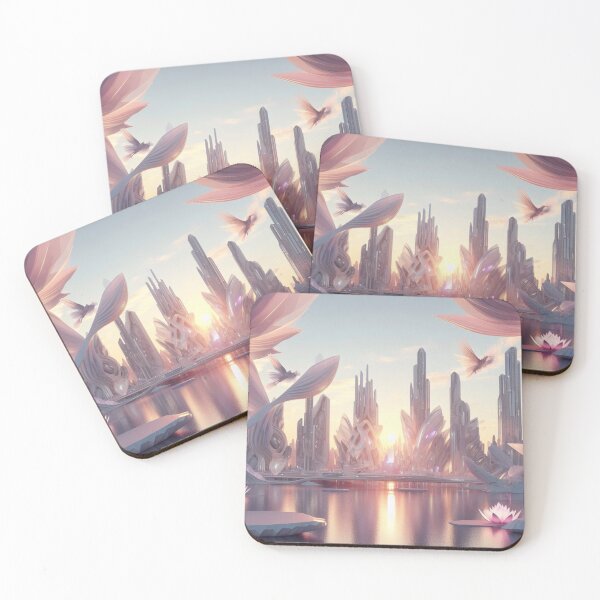 Item preview, #city, #future, #lotus, #lily, designed and sold by KICIART.