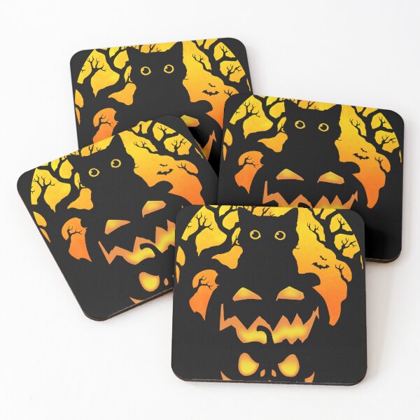 Item preview, Spooky cat designed and sold by clingcling.