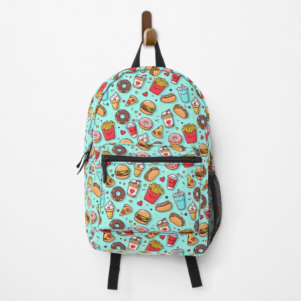 Item preview, Cute I love fast food pattern designed and sold by damomonkey.