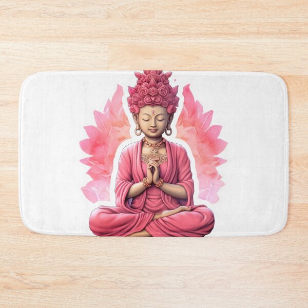 Item preview, Pink Buddha Statue  , for yoga and focus of attention  designed and sold by MartynGrey.