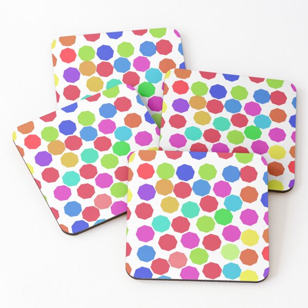 Item preview,  octagon pattern vibrant coloured designed and sold by santoshputhran.