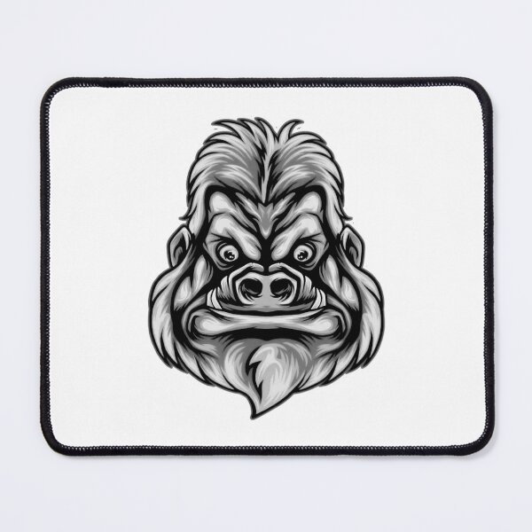 Item preview, Gorilla Face Motivational Gym Workout Monkey Animal Meme designed and sold by Jesticker.