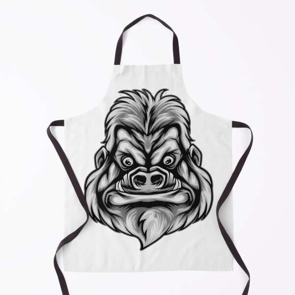 Item preview, Gorilla Face Motivational Gym Workout Monkey Animal Meme designed and sold by Jesticker.
