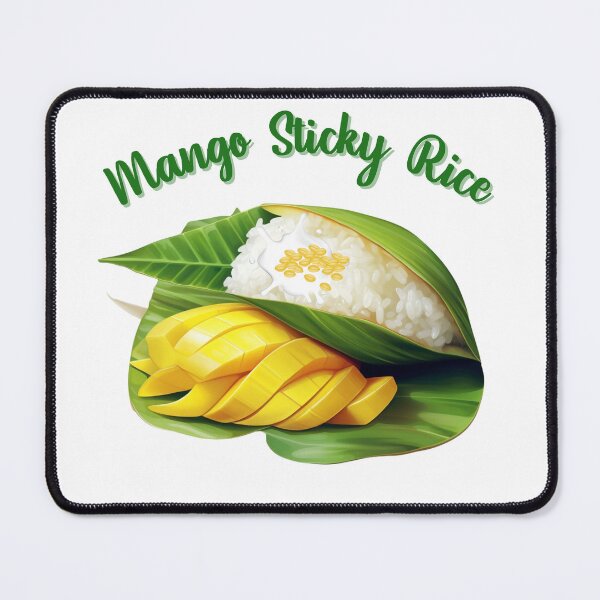 Item preview, Mango sticky rice Thai dessert Delicious, Food in Summer designed and sold by Pali's shop.