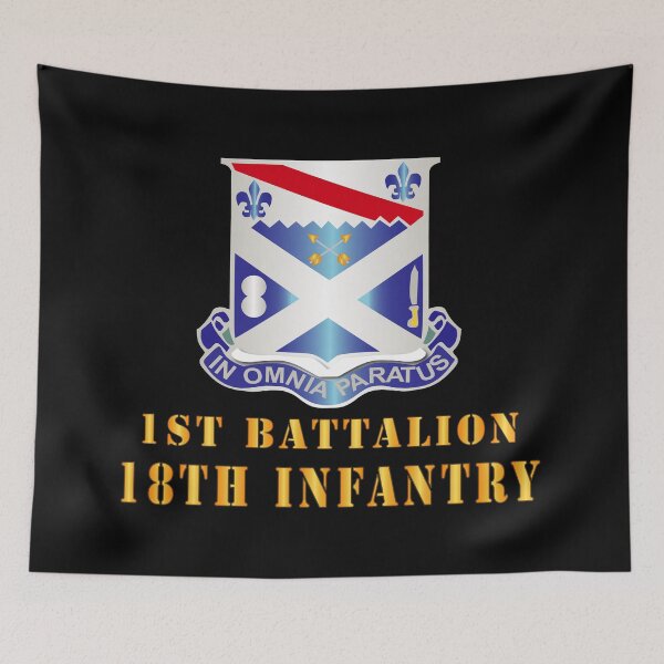 Item preview, Army - 1st Bn 18th Inf w DUI designed and sold by Military Insignia Products.