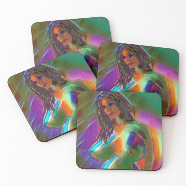 Item preview, Curvy female nude, semi-abstract digital painting  designed and sold by pulchritude560.