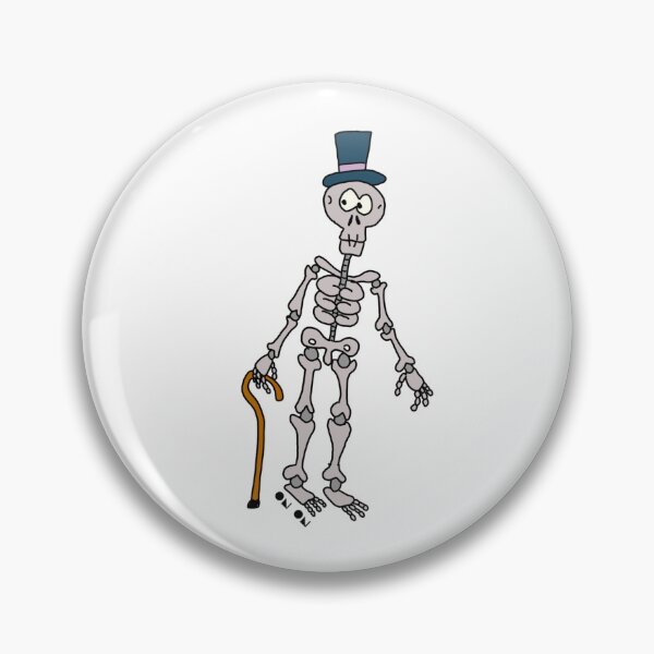 Item preview, Cartoon Skeleton Badge... designed and sold by OnOnDesign.