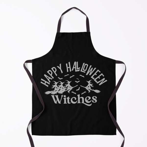 Item preview, Happy Halloween Witches - T-shirt Design - Sticker Redbubble designed and sold by bluehatgraphics.