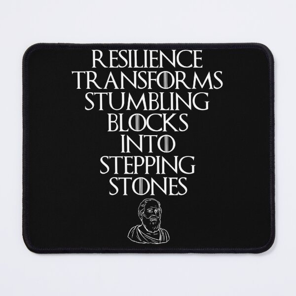 Item preview, Resilience, Stoic Philosophy Quote Design designed and sold by OurPhilosophy.