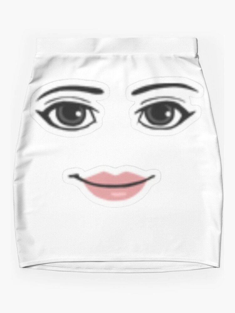 Roblox Woman Face Mini Skirt for Sale by rbopone