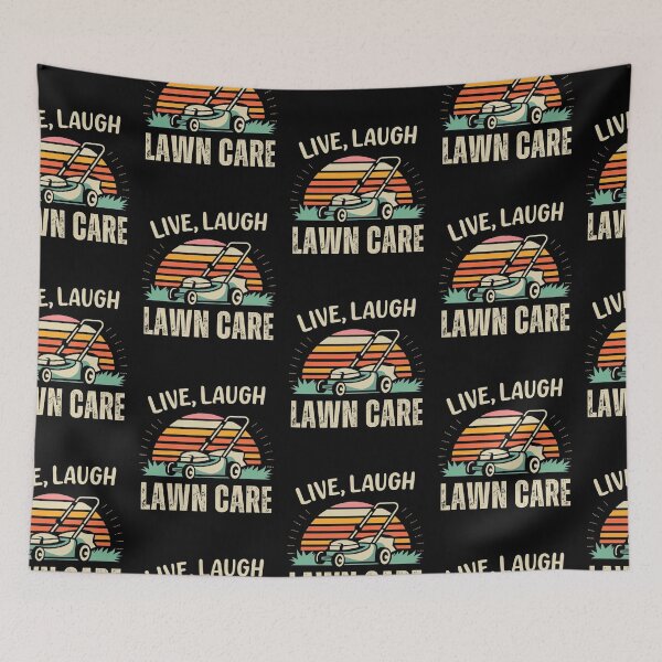 Item preview, Funny Lawnmower - Live, Laugh, Lawn Care designed and sold by reallyrealnow.