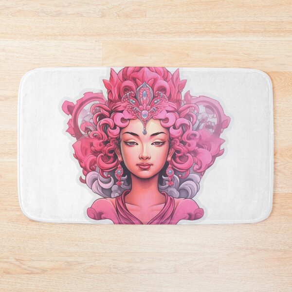 Item preview, Buddhist symbol , for yoga and focus of attention , Pink Buddha Statue designed and sold by MartynGrey.