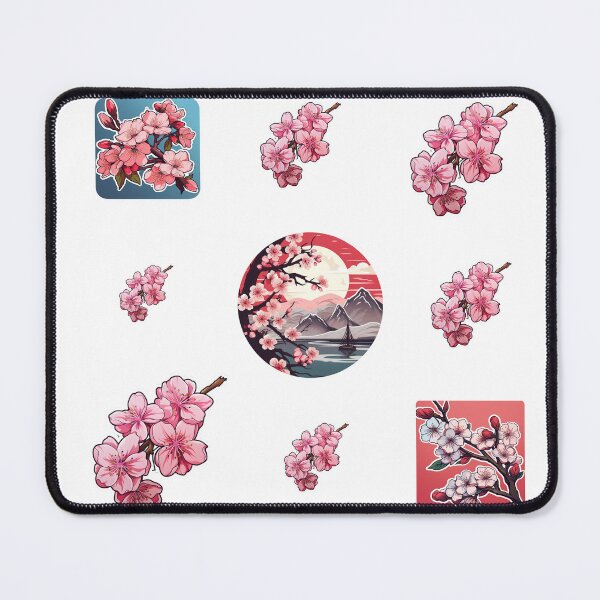 Item preview, Japanese cherry blossom, Sticker Pack 1 designed and sold by ArtWearSplash.