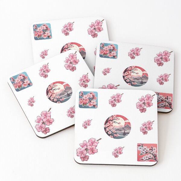 Item preview, Japanese cherry blossom, Sticker Pack 1 designed and sold by ArtWearSplash.