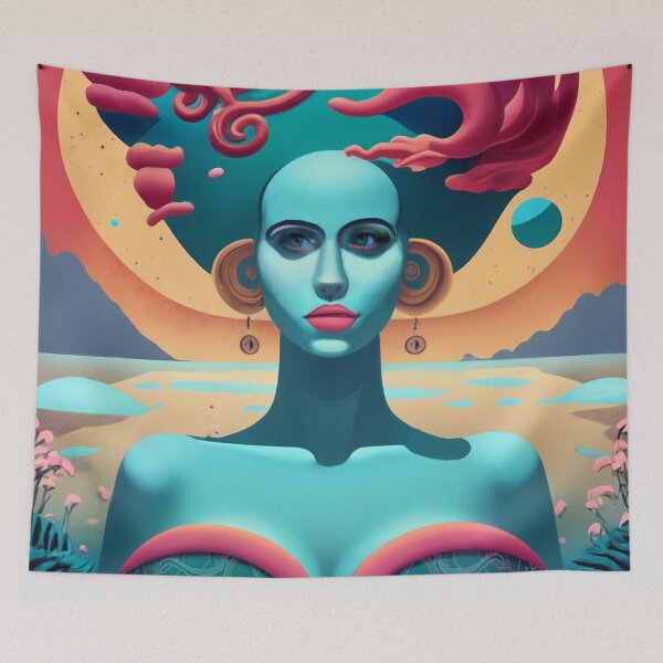 Item preview, Surrealistic portrait of a woman designed and sold by Lefteris Betsis.