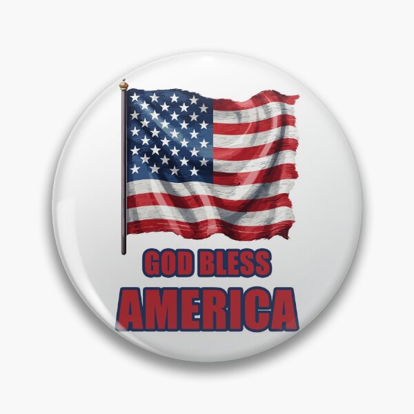 Artikelvorschau, GOD BLESS AMERICA, Amerikanische Flagge - Gott beschütze Amerika entworfen und verkauft von Raskal-Print.