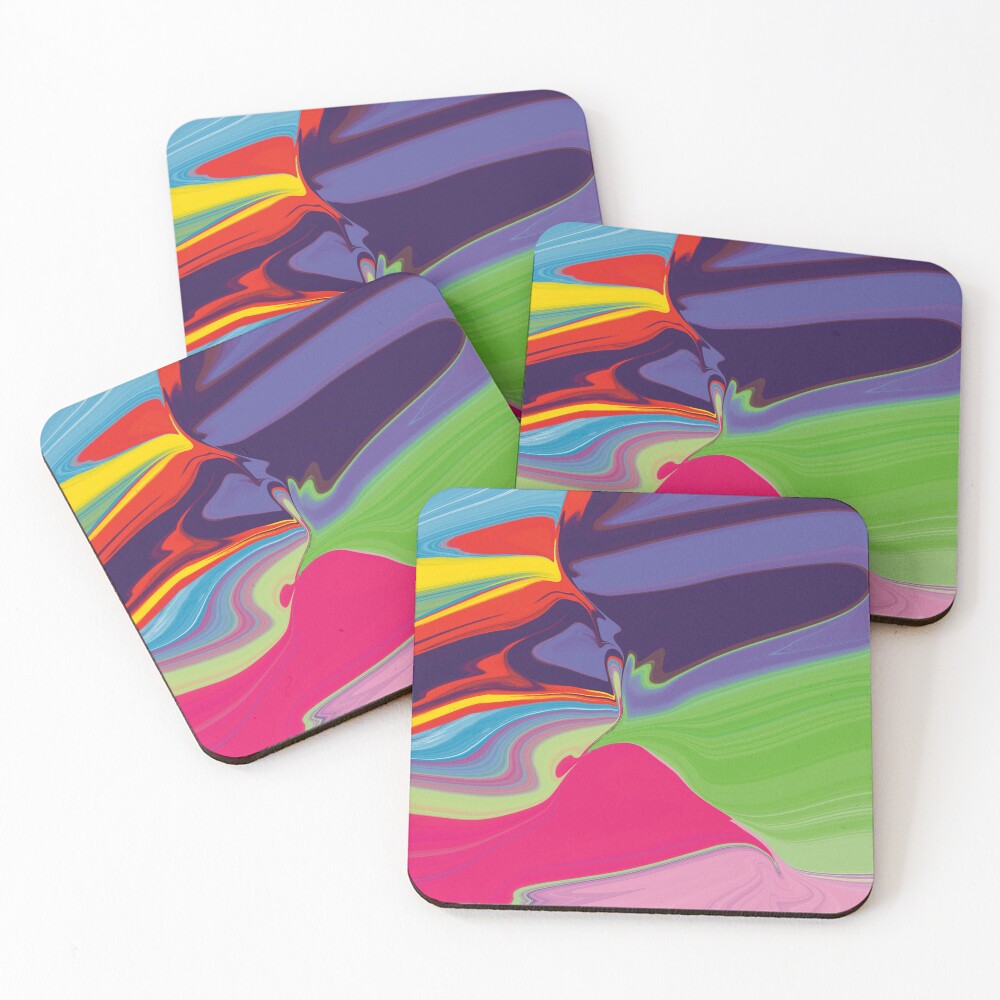 Item preview, Coasters (Set of 4) designed and sold by Splashedoverart.