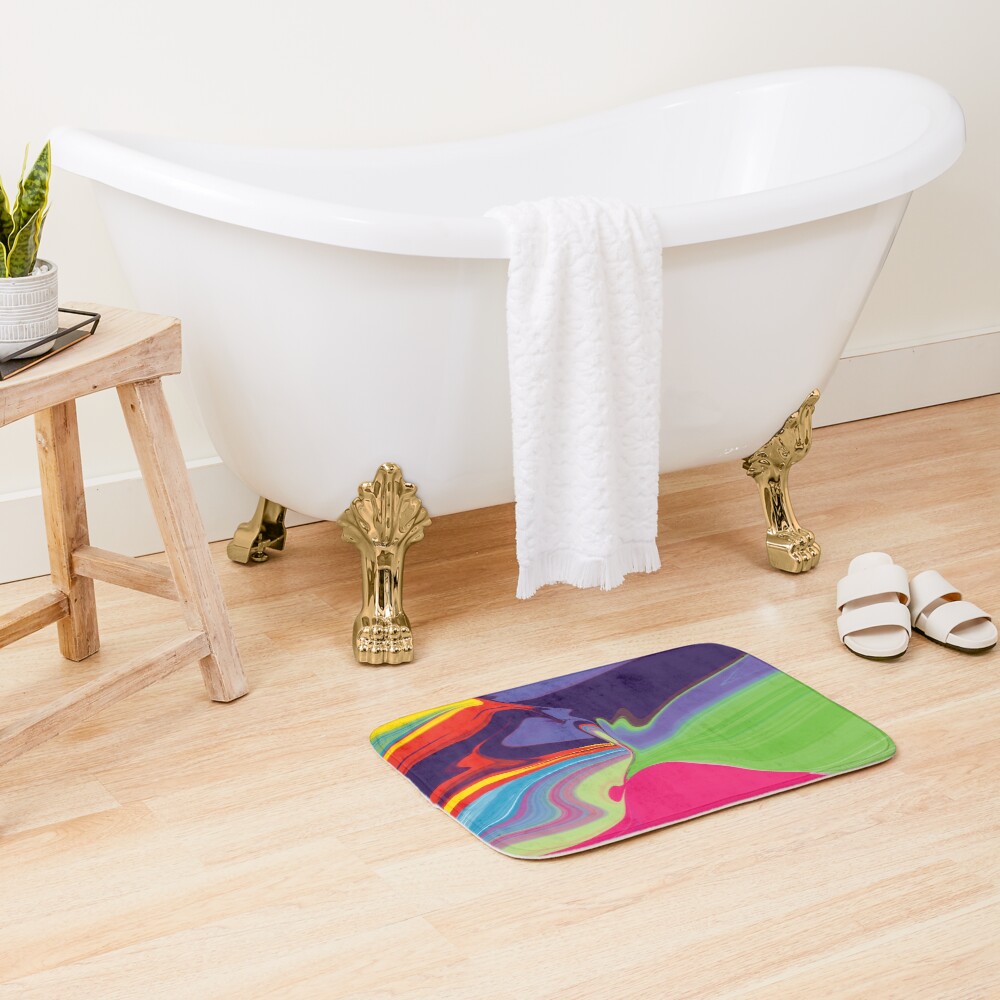 Item preview, Bath Mat designed and sold by Splashedoverart.