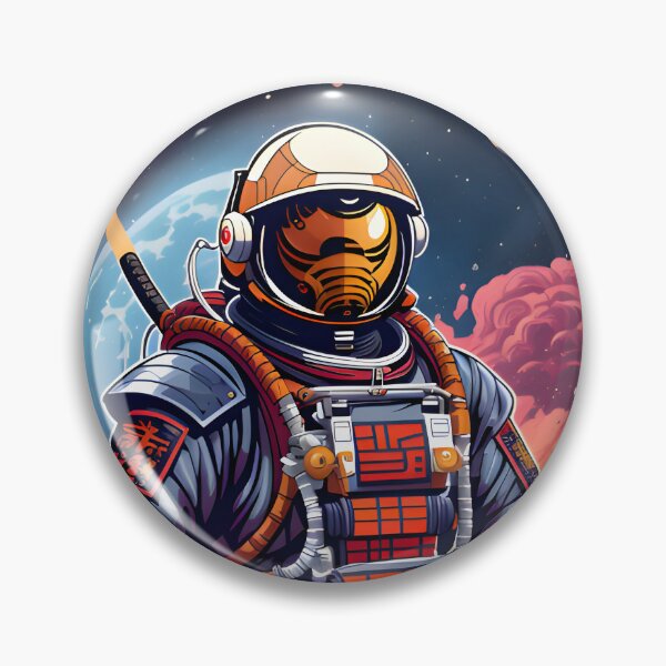 Artikelvorschau, Der Samurai-Astronaut entworfen und verkauft von MoonRag.
