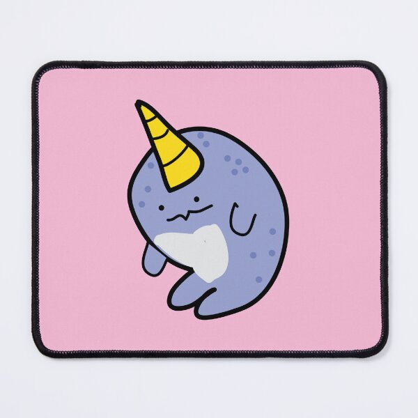 Item preview, Moody Narwhal cute designed and sold by fluffyfamcraft.