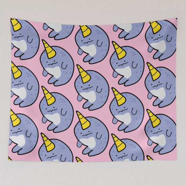 Item preview, Moody Narwhal cute designed and sold by fluffyfamcraft.