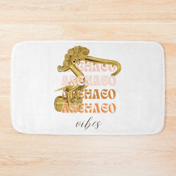 Item preview, Archeology Vibes - Zoomorphic Prehispanic Artifact in Gold - Retro Art designed and sold by Carola-art.