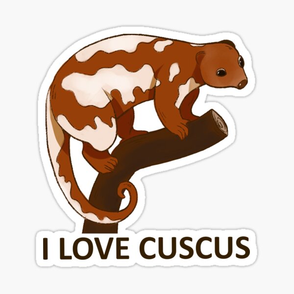 Artikel-Vorschau von Ich liebe Cuscus-Tierliebesillustration, designt und verkauft von keepsketching.