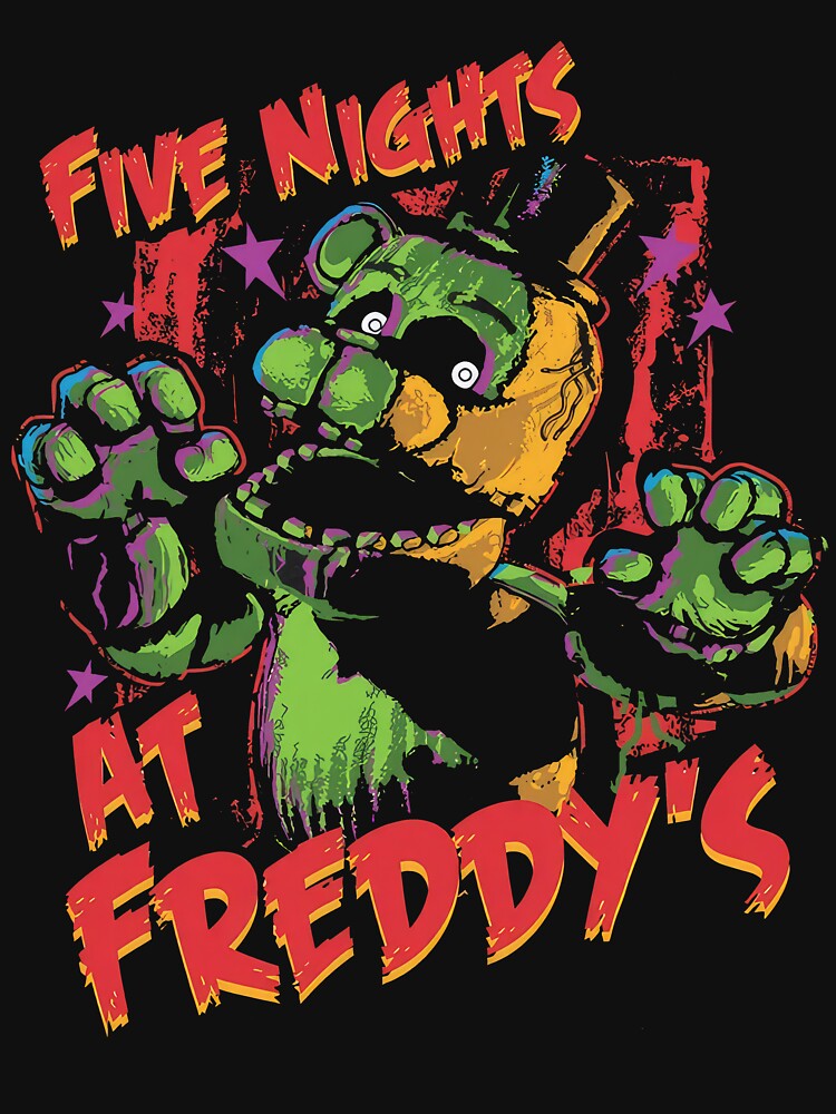 Five Nights At Freddys T-Shirt Comic Vintage FNAF Game