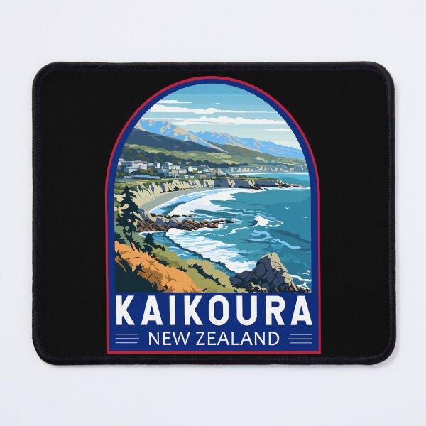 Item preview, Kaikoura New Zealand Travel Art Emblem designed and sold by KrisSidDesigns.