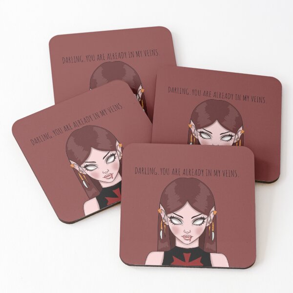 Item preview, Darling you are already in my veins . cute vampire girl. designed and sold by La Loca.
