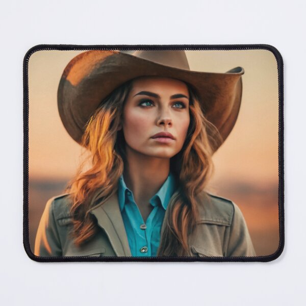 Item preview, woman with cowboy hat designed and sold by InnovaDigital.